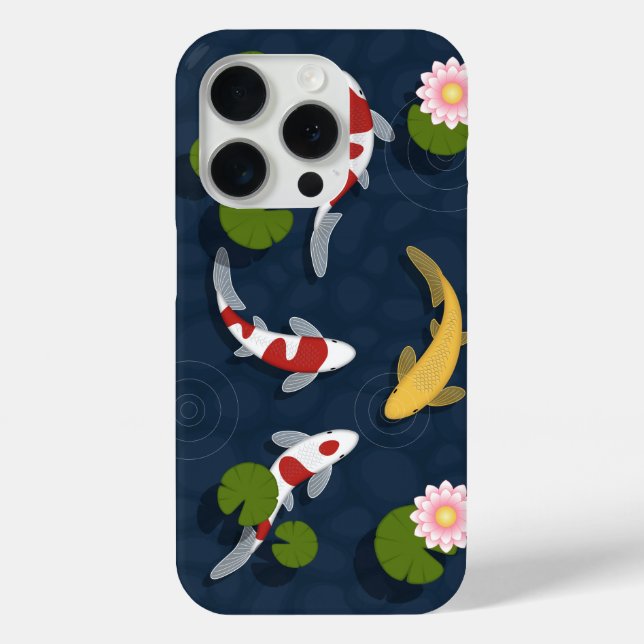 Japanese Koi Fish Pond Case-Mate iPhone Case (Back)