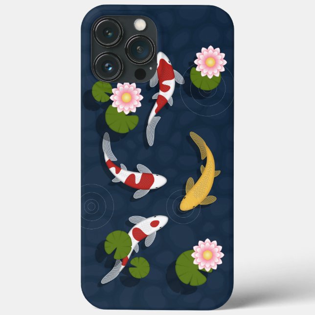 Japanese Koi Fish Pond Case-Mate iPhone Case (Back)