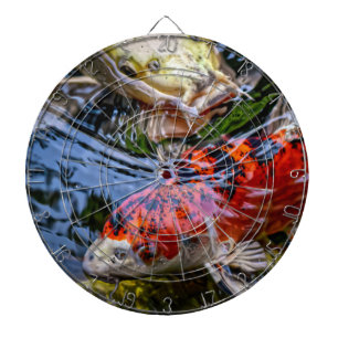 Japanese Koi Fish Pond Dartboard