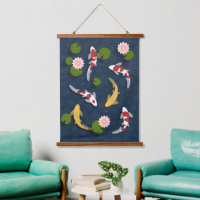 Japanese Koi Fish Pond