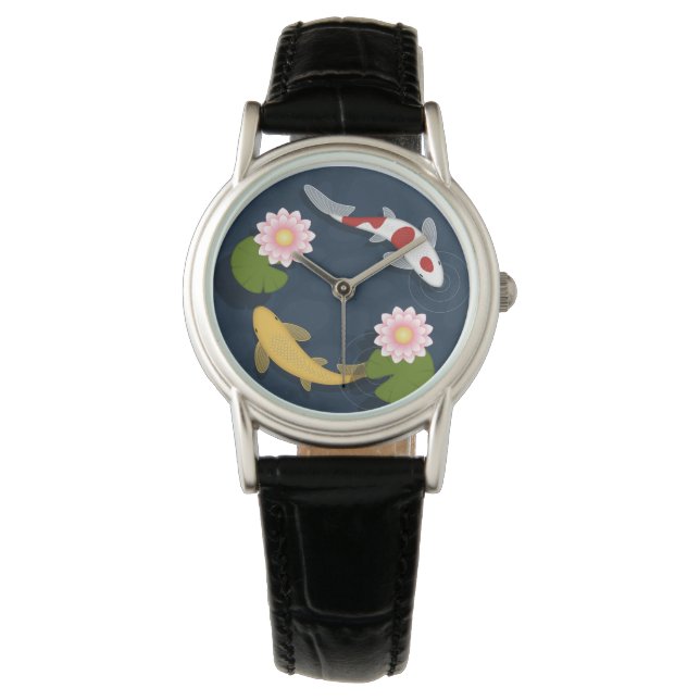 Japanese Koi Fish Pond Watch (Front)
