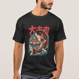 Japanese Koi Fish Takoyaki Retro 1 T-Shirt