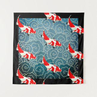 JAPANESE KOI FISH Tapestry