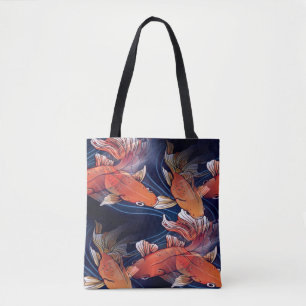 Japanese Koi Fish Tote Bag