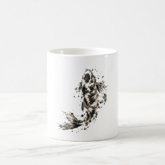 Japanese Koi Fish – Traditional Japanese Art & Ink Coffee Mug