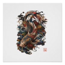Japanese Koi Fish | Traditional Japanese Tattoo