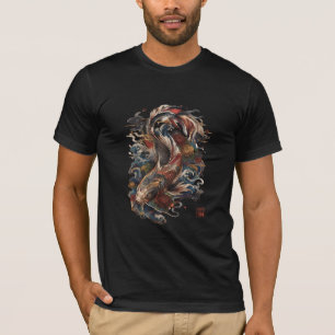 Japanese Koi Fish Traditional Japanese Tattoo T-Shirt