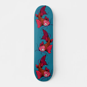 Japanese Koi Karper Fish Tattoo Design Skateboard