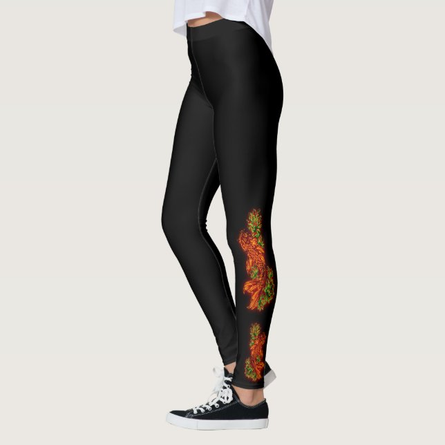 Japanese Koi Leggings (Left)