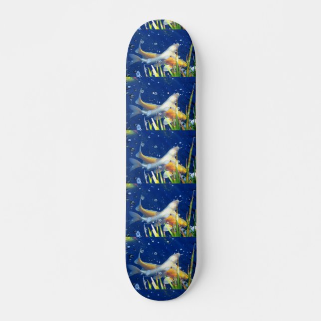 japanese koi skateboard (Front)