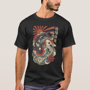 Japanese Koi Yin Yang Japan T-Shirt