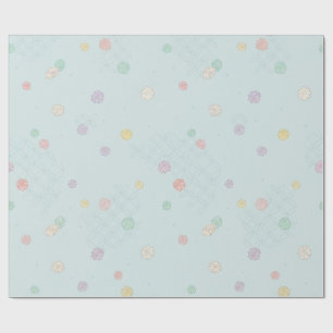 Japanese Konpeito Candy & Shippo Pattern Wrapping Paper