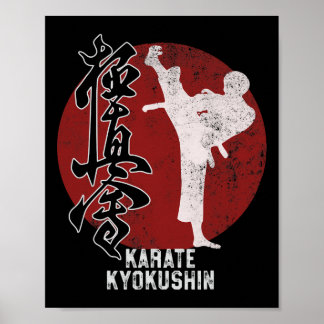 Japanese Kyokushin Karate Martial Art Gift  Poster