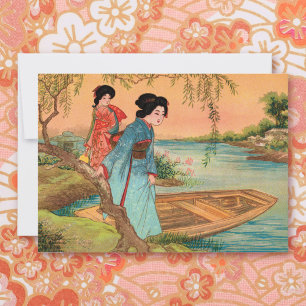 Japanese Lakeside Notecard