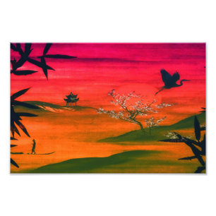 JAPANESE LANDSCAPE ART PHOTO PRINT
