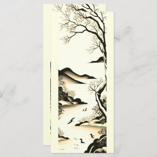 Japanese Landscape Ink Art No3