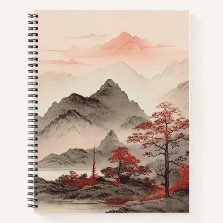 Japanese Landscape Notebook