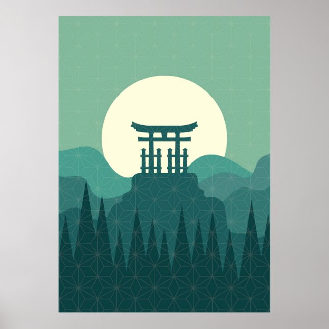 Japanese Landscape Poster (Front)
