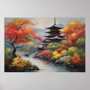 Japanese Landscape Poster