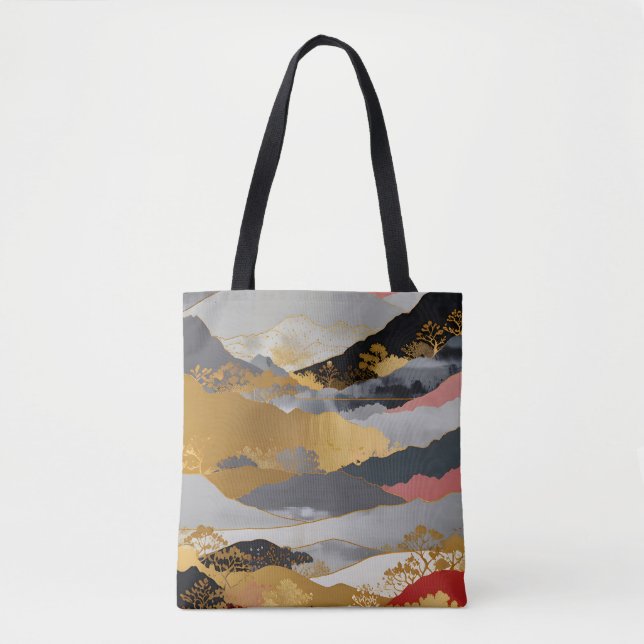 Japanese Landscape Tote Bag (Front)
