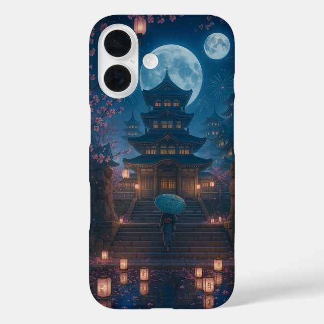 Japanese Lantern Festival Art Case-Mate iPhone Case (Back)