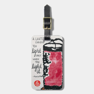 Japanese Lantern Luggage Tag