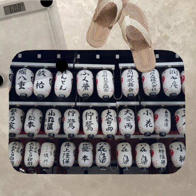 Japanese Lanterns Bath Mat (Creator Uploaded)