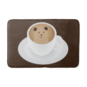 Japanese Latte Art Bath Mat
