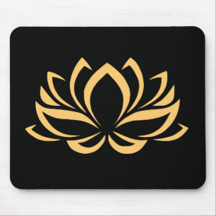 Japanese Lotus Flower Blossom Mouse Pad