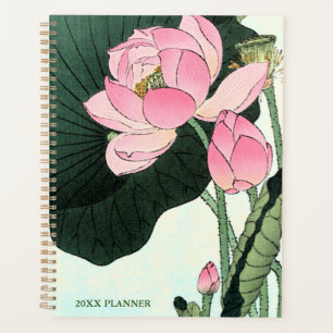 Japanese Lotus Flower - Vintage Fine Art Planner