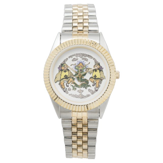 Japanese luck dragon watch, playing with kids  watch (Front)