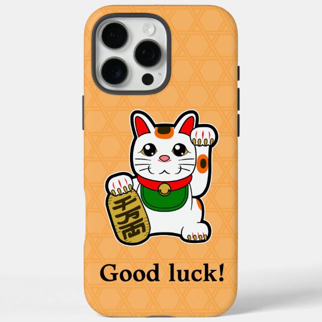 Japanese Lucky Cat Case-Mate iPhone Case (Back)