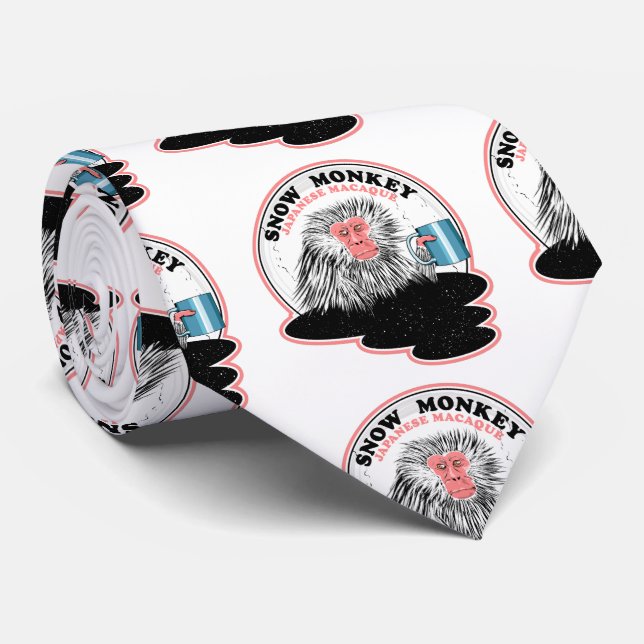 Japanese macaque tie (Rolled)