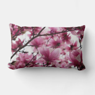 Japanese Magnolia Throw Pillow