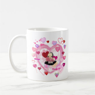 Japanese maid / Heart-heart-heart / magcup Coffee Mug