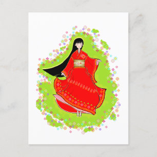 Japanese Maiko Postcard
