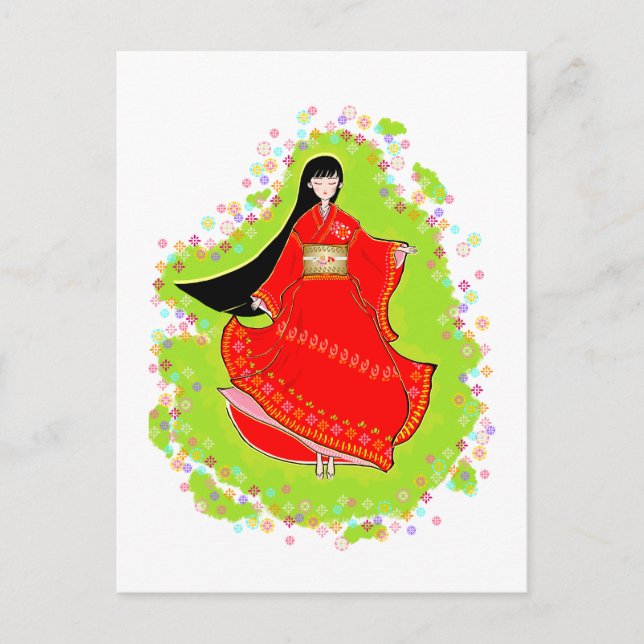 Japanese Maiko Postcard (Front)