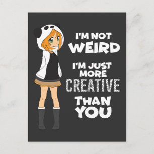 Japanese manga Gift Cute Kawaii Anime Fan Panda Postcard