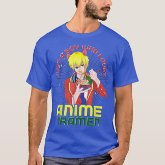 Japanese Manga Otaku Boys Ramen Noodles Japan Kawa T-Shirt