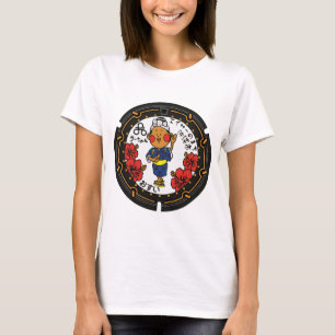Japanese Manhole Ladies T-shirt