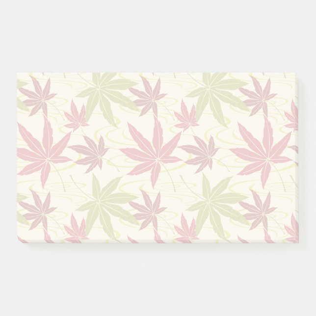 JAPANESE MAPLE (CREME) POST-IT NOTES (Front)