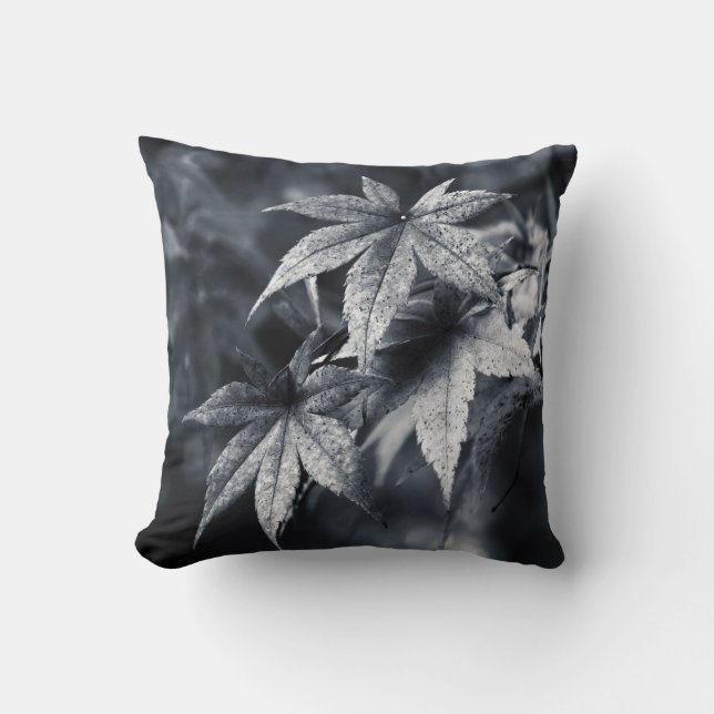 Japanese Maple Leaves Cushion (Front)