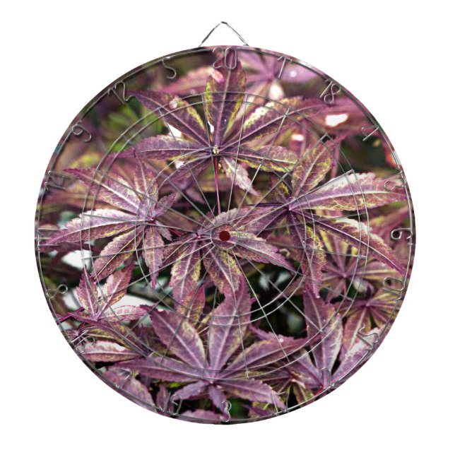 Japanese Maple Leaves Dartboard (Front)