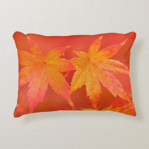 Japanese Maple Leaves Decorative Cushion