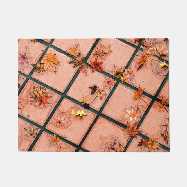 Japanese Maple Leaves Doormat (Front)