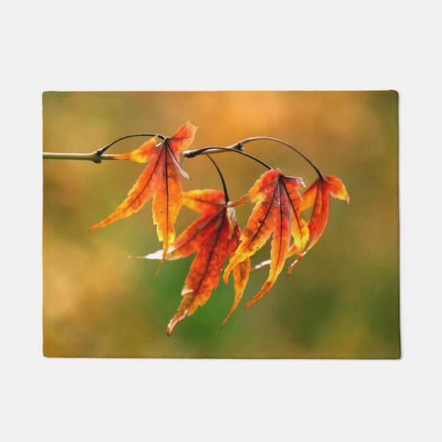 Japanese Maple Leaves Doormat (Front)