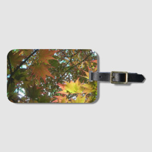 Japanese Maple Leaves Luggage Tag