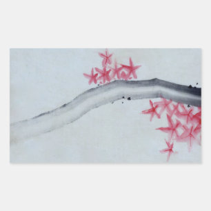 Japanese Maple Rectangular Sticker