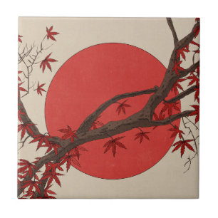 Japanese Maple Tree Ceramic Tile