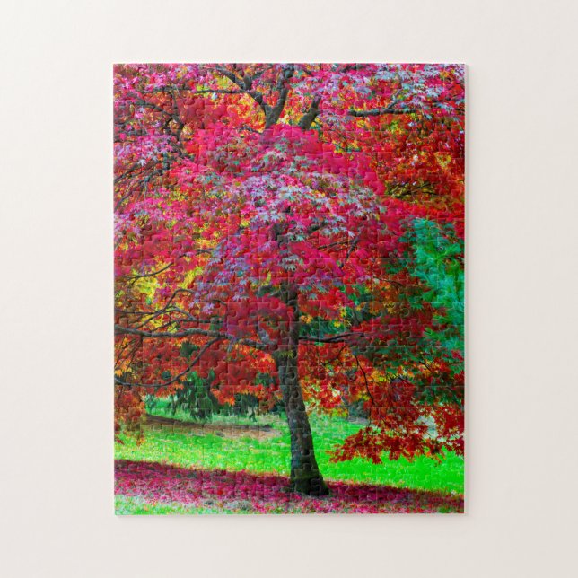 Japanese Maple Tree Jigsaw puzzle (Vertical)